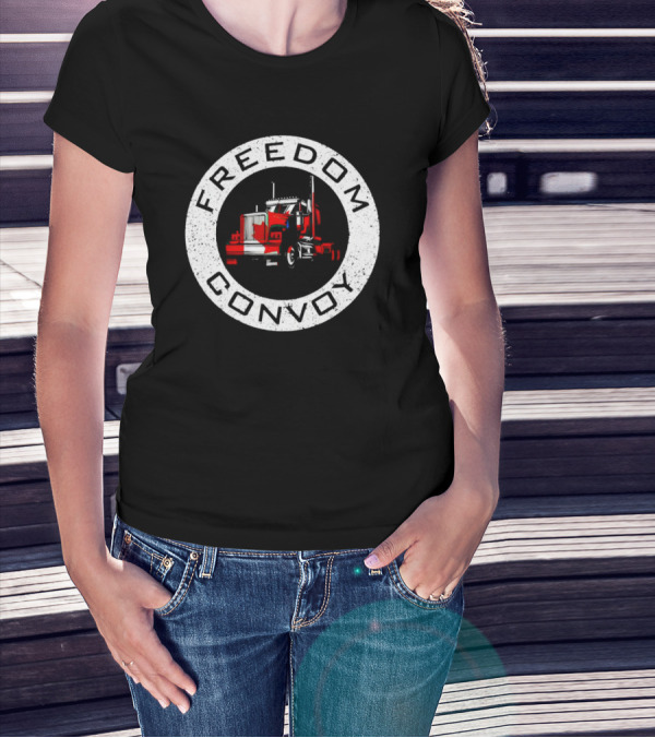 Freedom Convoy Red Truck Canada T-Shirt