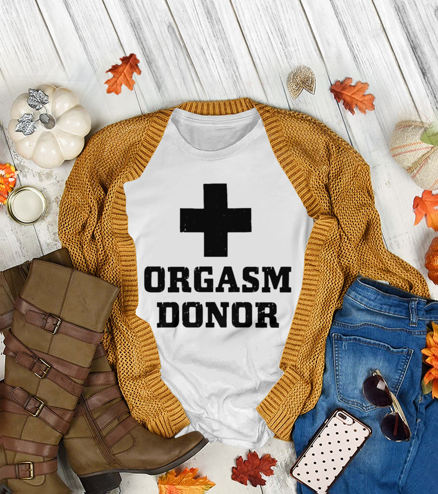 Grailz Orgasm Donor Cross T-Shirt