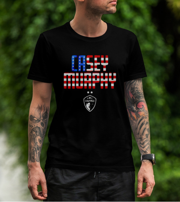 Casey Murphy USA Stars Stripes NC Courage T-Shirt