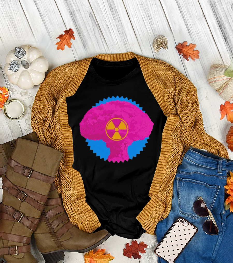 Barbie Box Office Bomb Pink Mushroom Cloud with Radiation T-Shirt