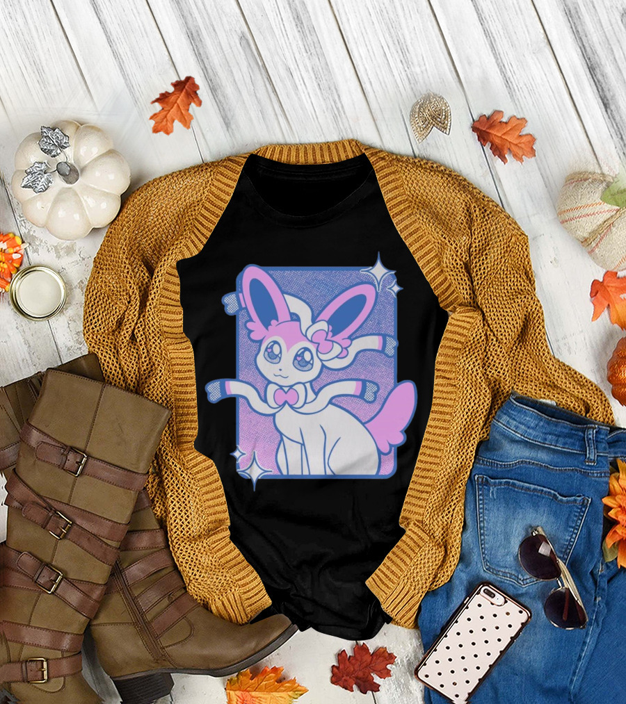 Pokemon Sylveon Cute Kawaii Pastel Fan T-Shirt