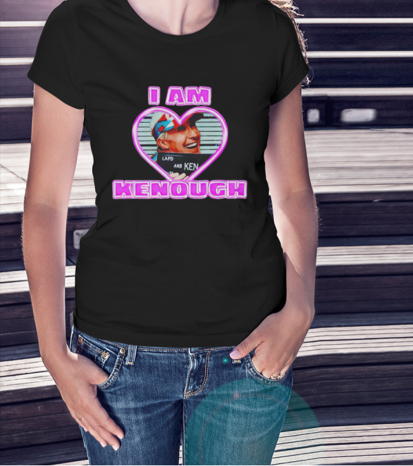 I Am Kenough Ryan Gosling Barbie Heart Ken T-Shirt