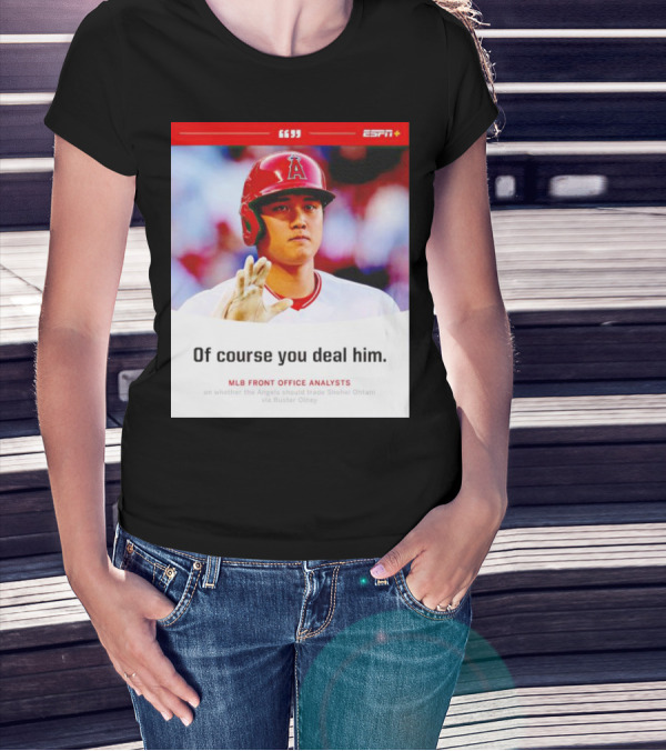 ESPN+ Shohei Ohtani MLB Front Office Analysts Trade Discussion T-Shirt