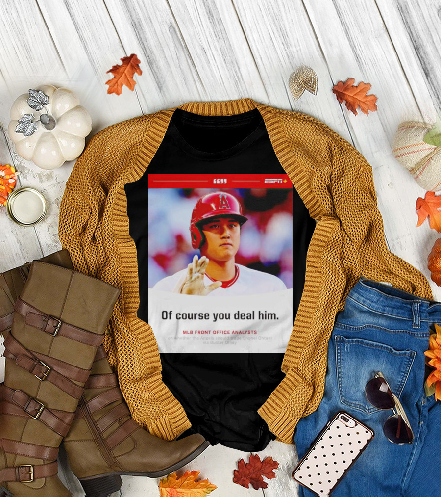 ESPN+ Shohei Ohtani MLB Front Office Analysts Trade Discussion T-Shirt