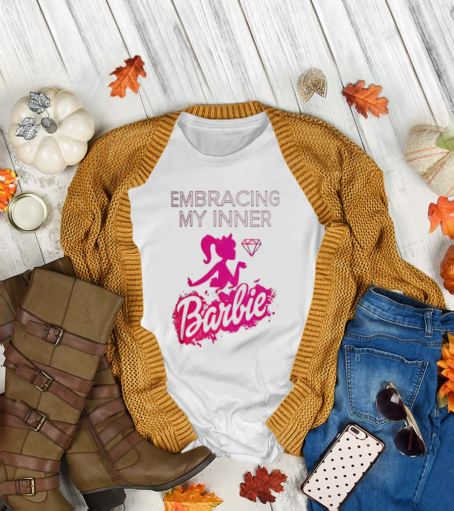 Embracing My Inner Barbie Pink Diamond T-Shirt