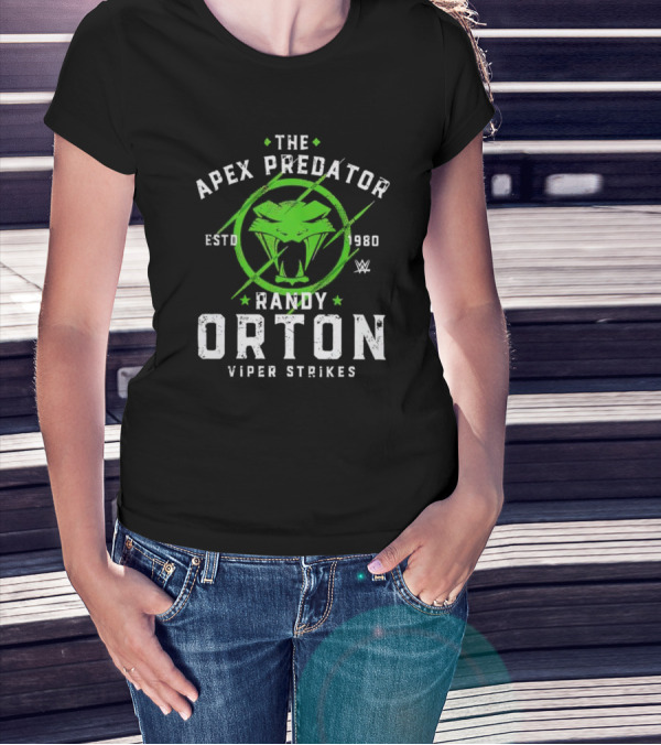 THE APEX PREDATOR RANDY ORTON VIPER STRIKES ESTD 1980 WWE T-Shirt