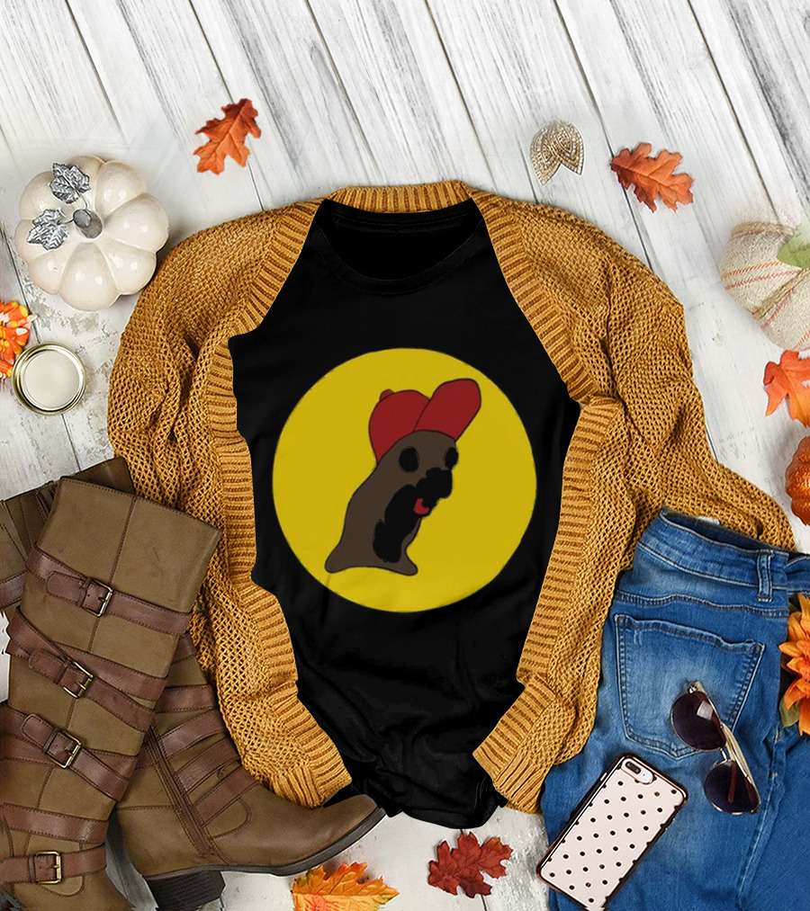 Baby Genius Buc-Ee’s Logo Parody with Cartoon Beaver in Red Cap T-Shirt