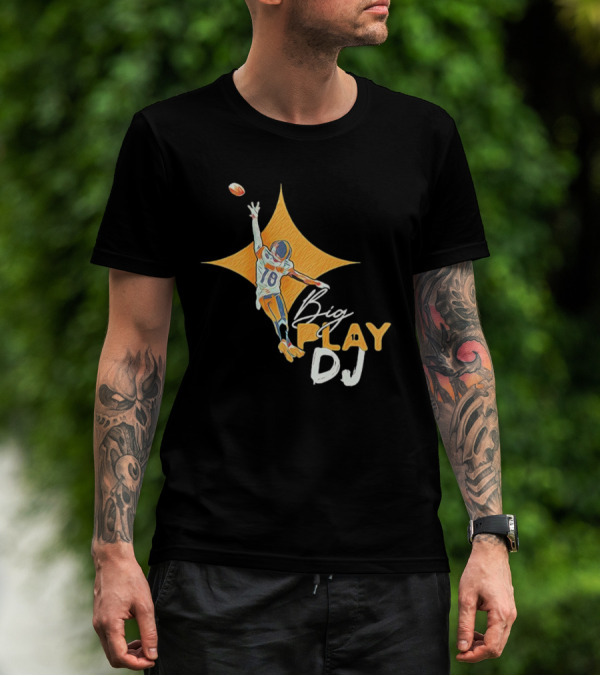 Big Play DJ Pittsburgh Steelers Football Star Catch 18 T-Shirt
