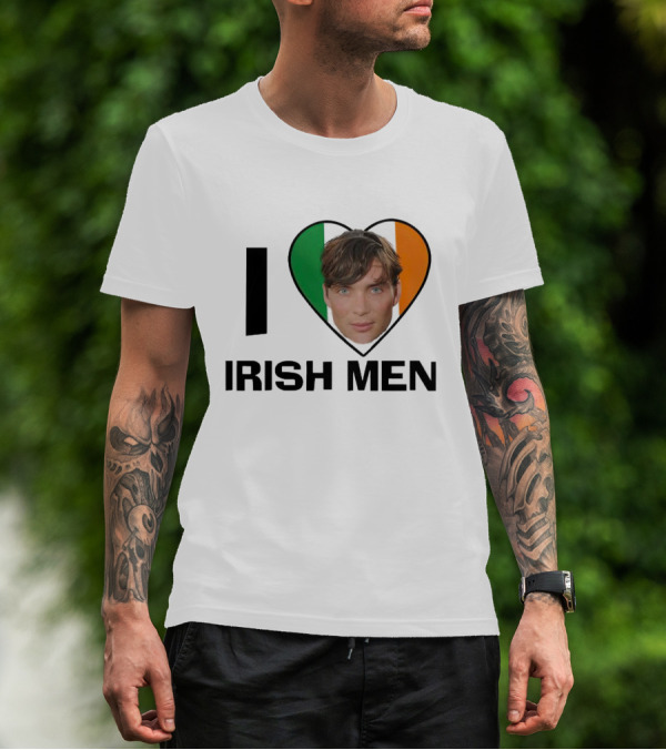I Heart Cillian Murphy Irish Men T-Shirt