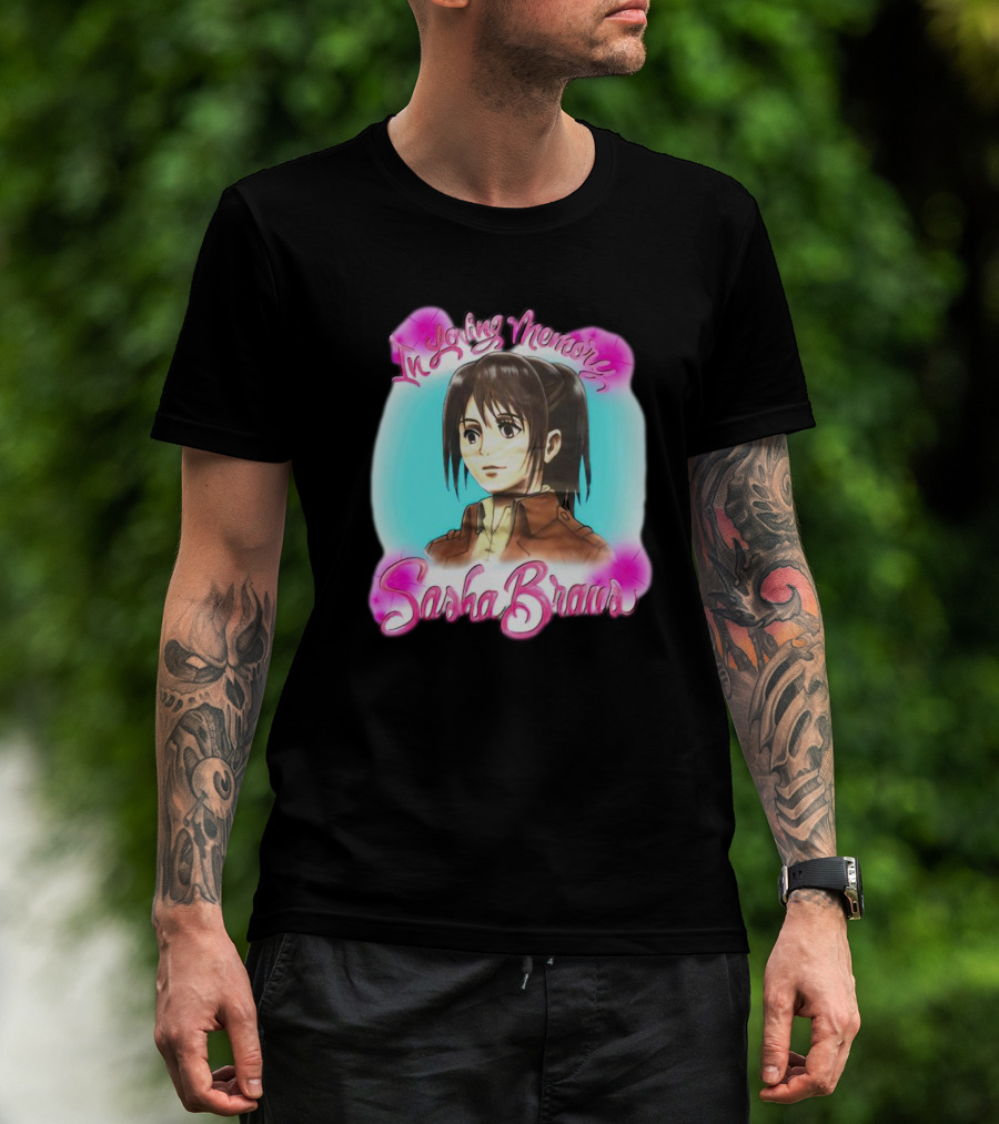 In Loving Memory Sasha Braus Attack On Titan T-Shirt