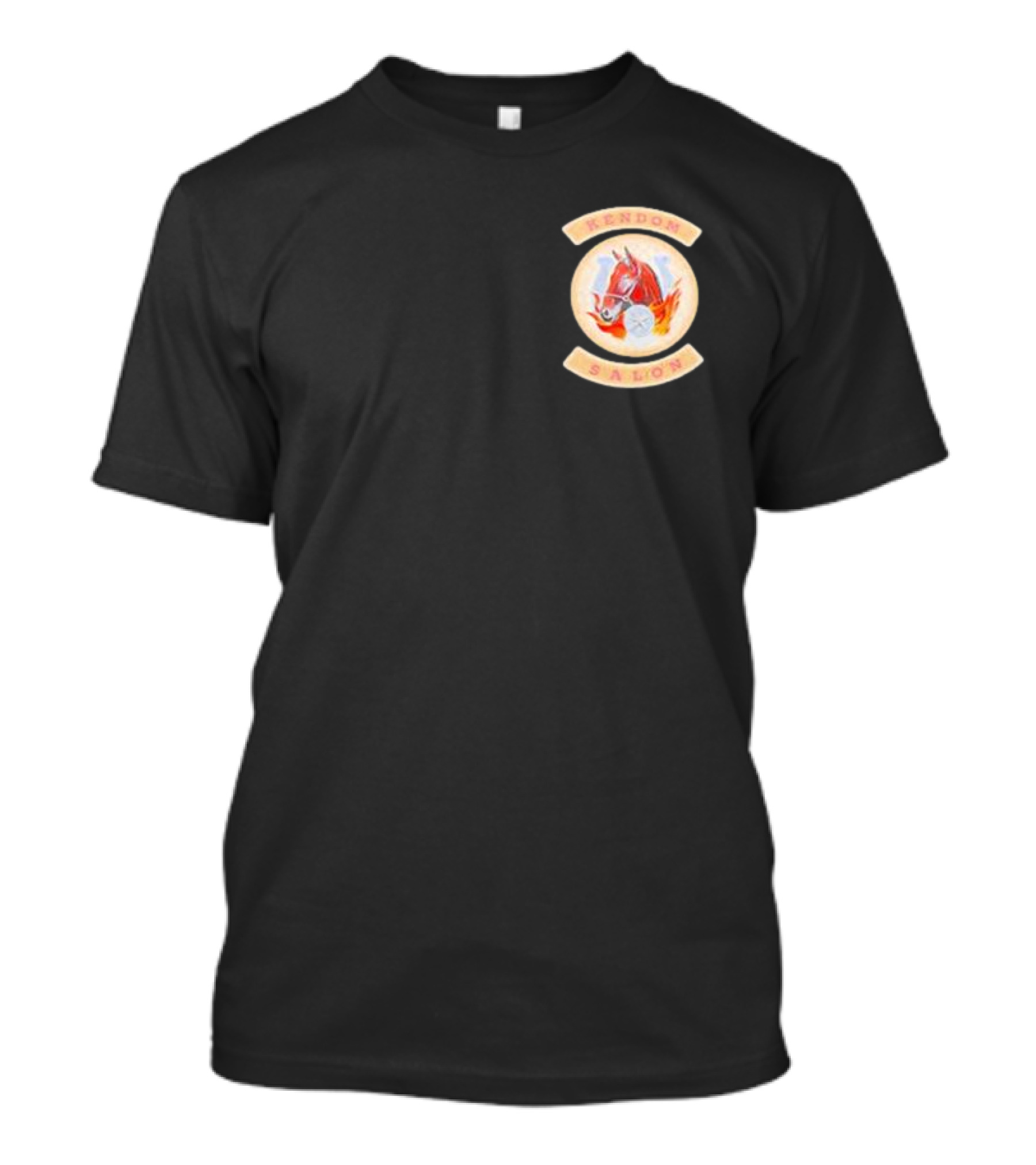 Kendom Saloon Vintage Fire Helmet Emblem T-Shirt