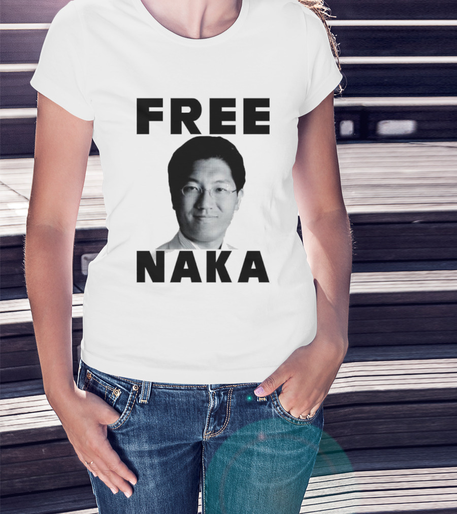 FREE NAKA Black White Pixelated T-Shirt