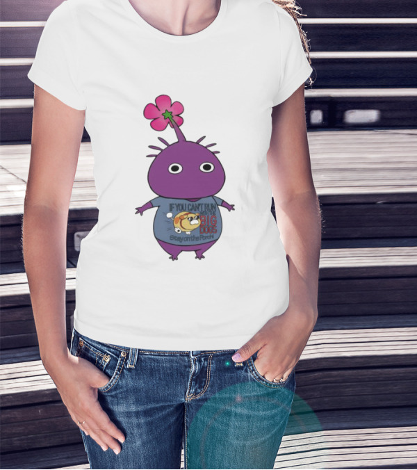 Purple Pikmin Stay On The Porch Big Dogs Shirt Flower Top T-Shirt