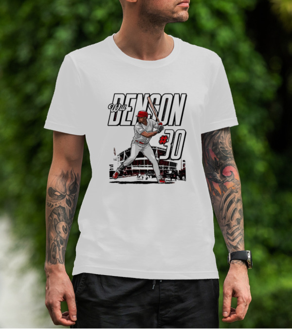 Will Benson #30 Stadium Baseball Player T-Shirt