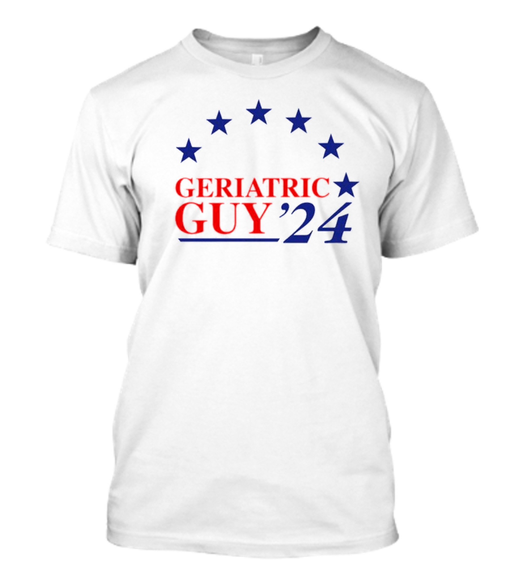 Geriatric Guy ’24 Stars And Stripes Political Campaign T-Shirt