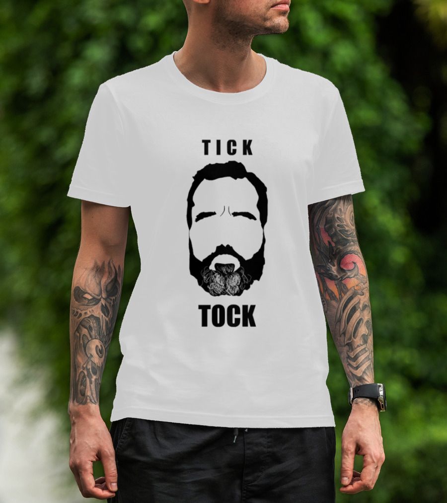 Tick Tock Jack Smith Beard Face T-Shirt