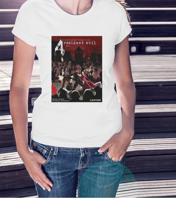 Resident Evil 4 Got Something That Might Interest You Shinji Mikami Hiroyuki Kobayashi Capcom Volume 1 T-Shirt