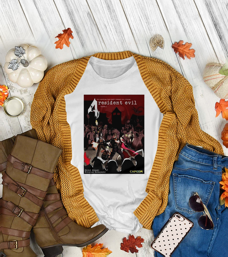 Resident Evil 4 Got Something That Might Interest You Shinji Mikami Hiroyuki Kobayashi Capcom Volume 1 T-Shirt
