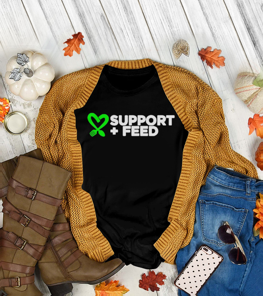 Support Plus Feed Heart T-Shirt