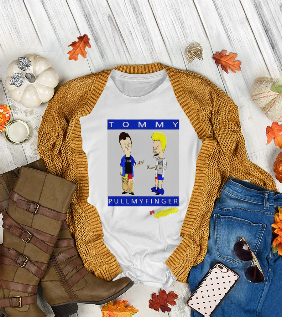Beavis and Butt-Head Tommy Pull My Finger Album MTV T-Shirt
