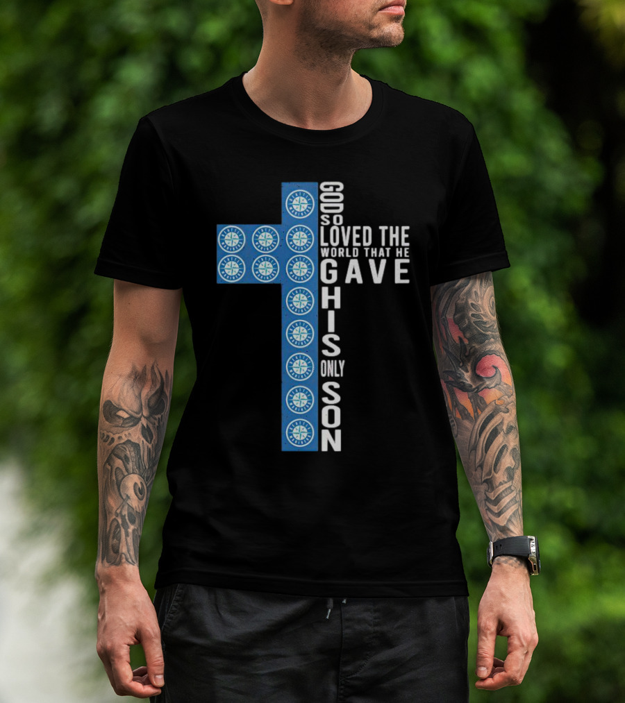 Mariners Cross God So Loved The World That He Gave His Only Son T-Shirt
