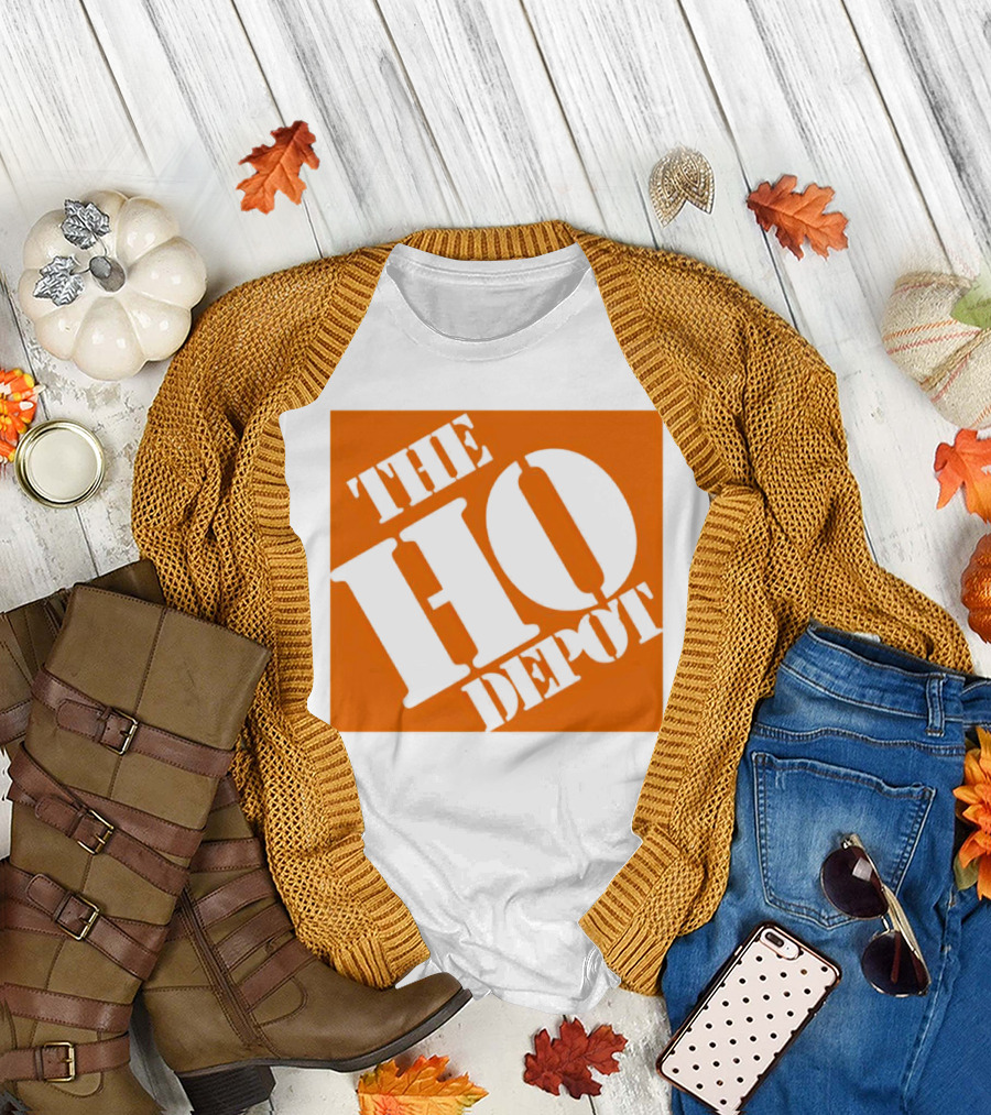 The Ho Depot Orange Square T-Shirt