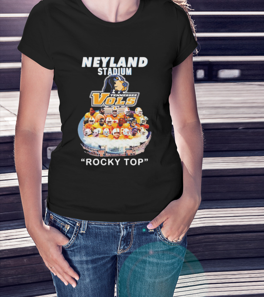 Neyland Stadium Tennessee Vols Rocky Top Football Team T-Shirt
