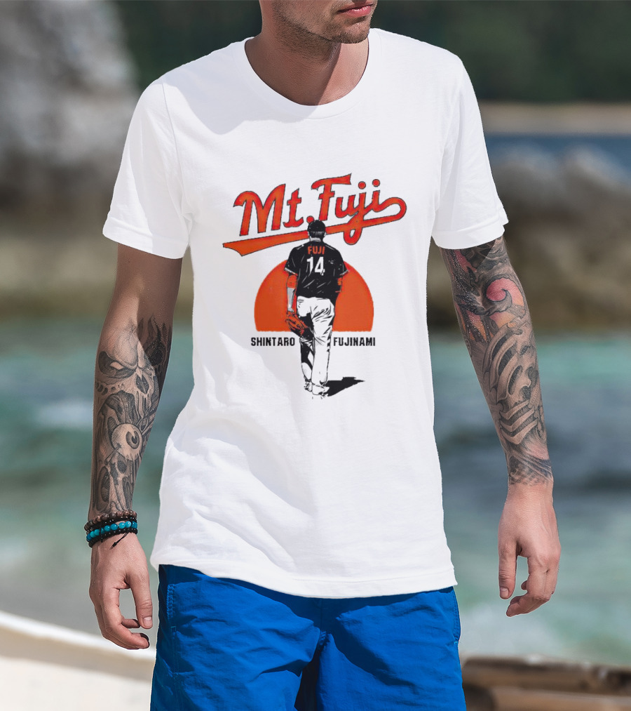 Shintaro Fujinami Mt. Fuji Baseball Baltimore Orioles T-Shirt