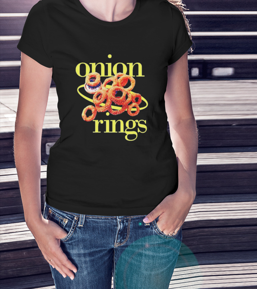 Onion Rings Saturn Orbit Rings T-Shirt