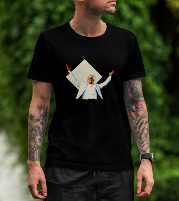 Uncle Baby Billy Raising Hands In White Suit Iconic T-Shirt