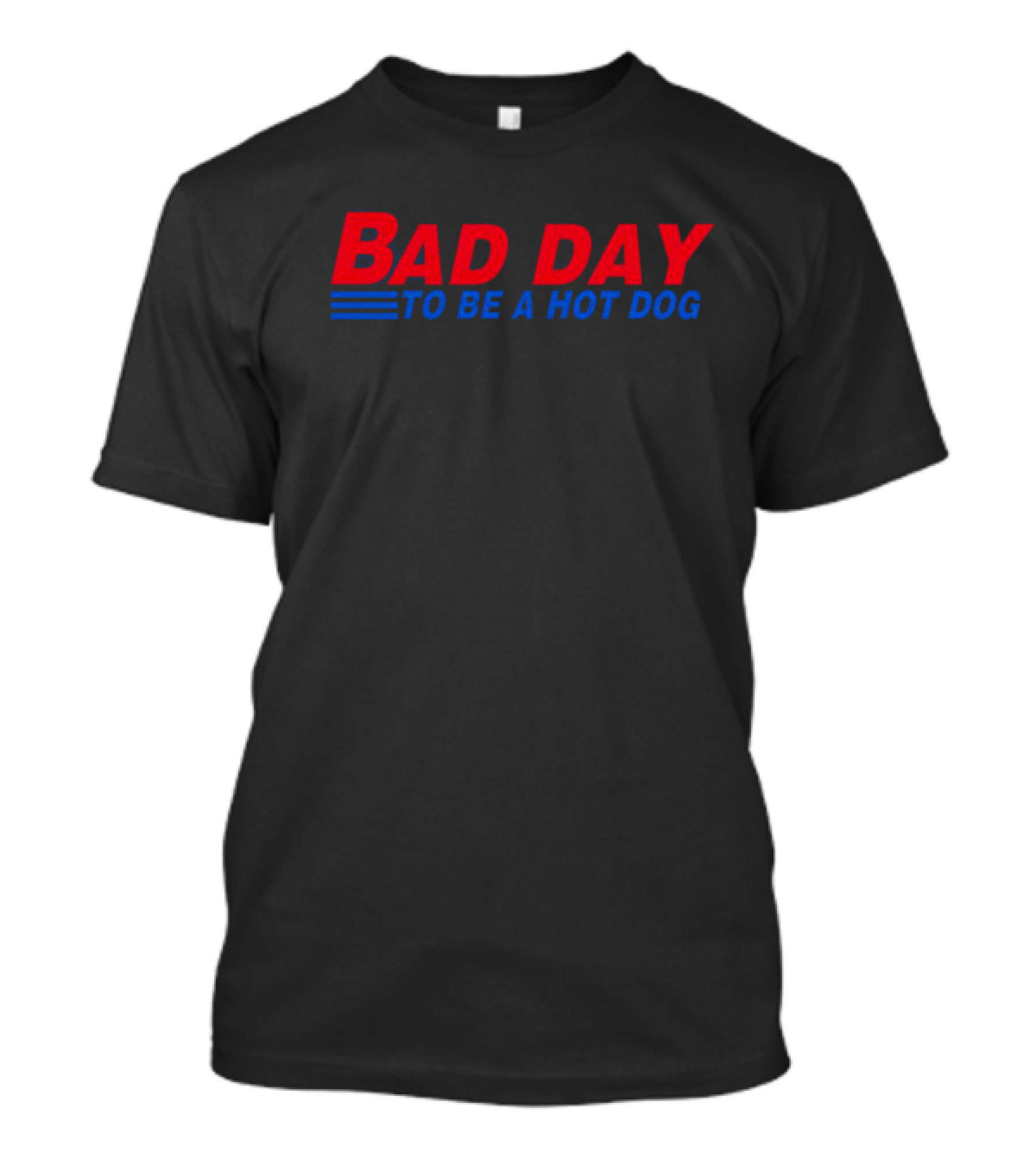 Bad Day To Be A Hot Dog Retro T-Shirt