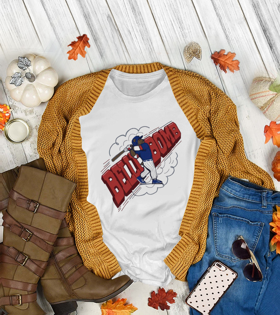 Cody Bellinger Belli Bomb Baseball Hit Iconic Swing T-Shirt