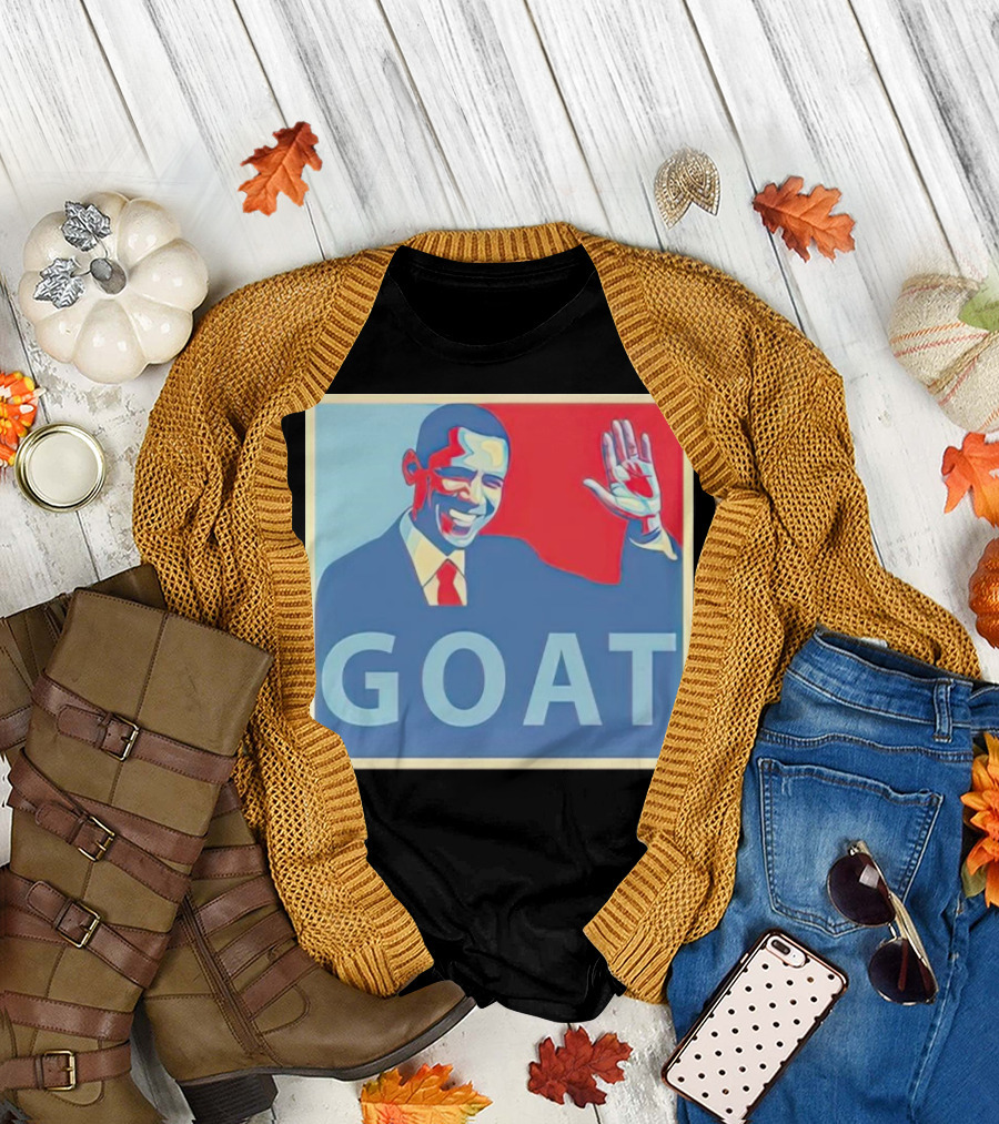 GOAT Barack Obama Iconic 44 President T-Shirt