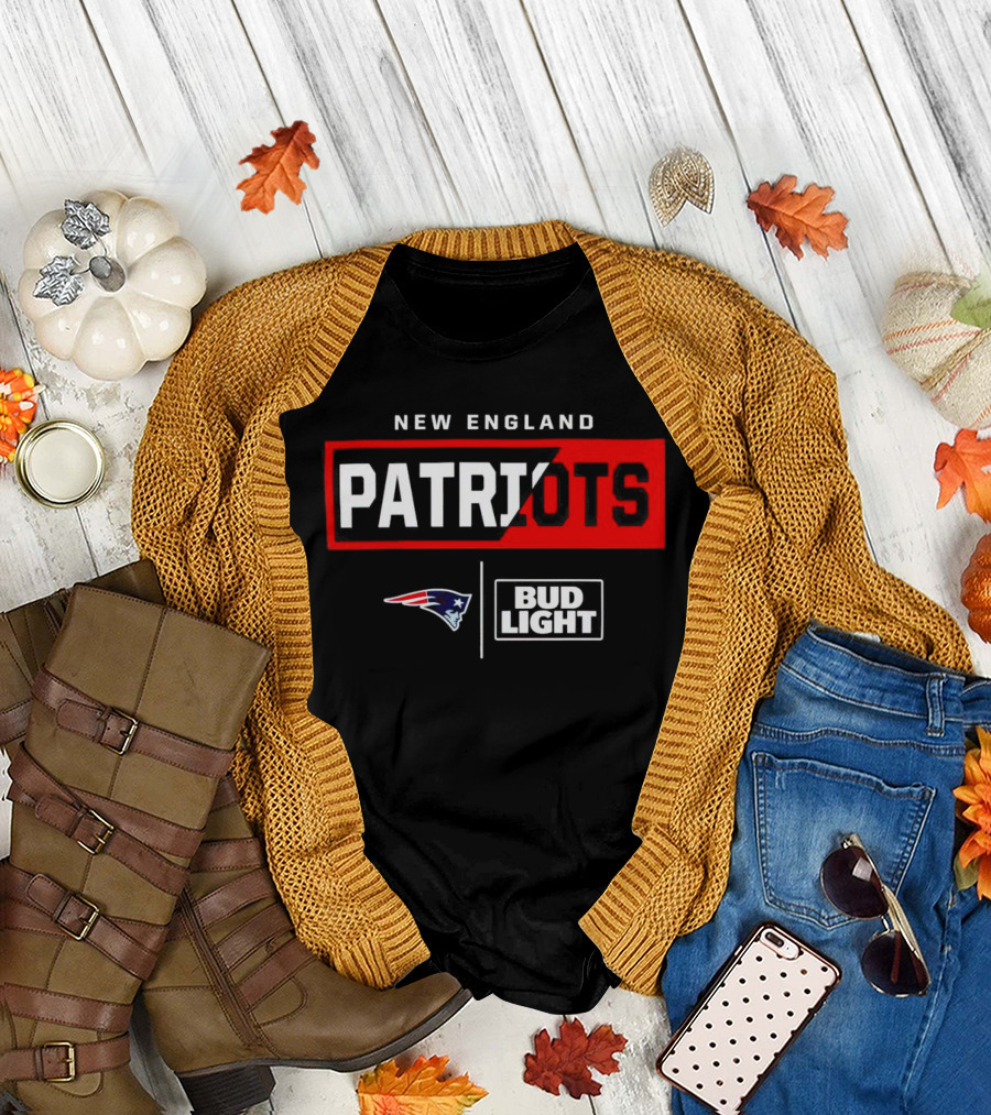 New England Patriots Bud Light Partnership T-Shirt