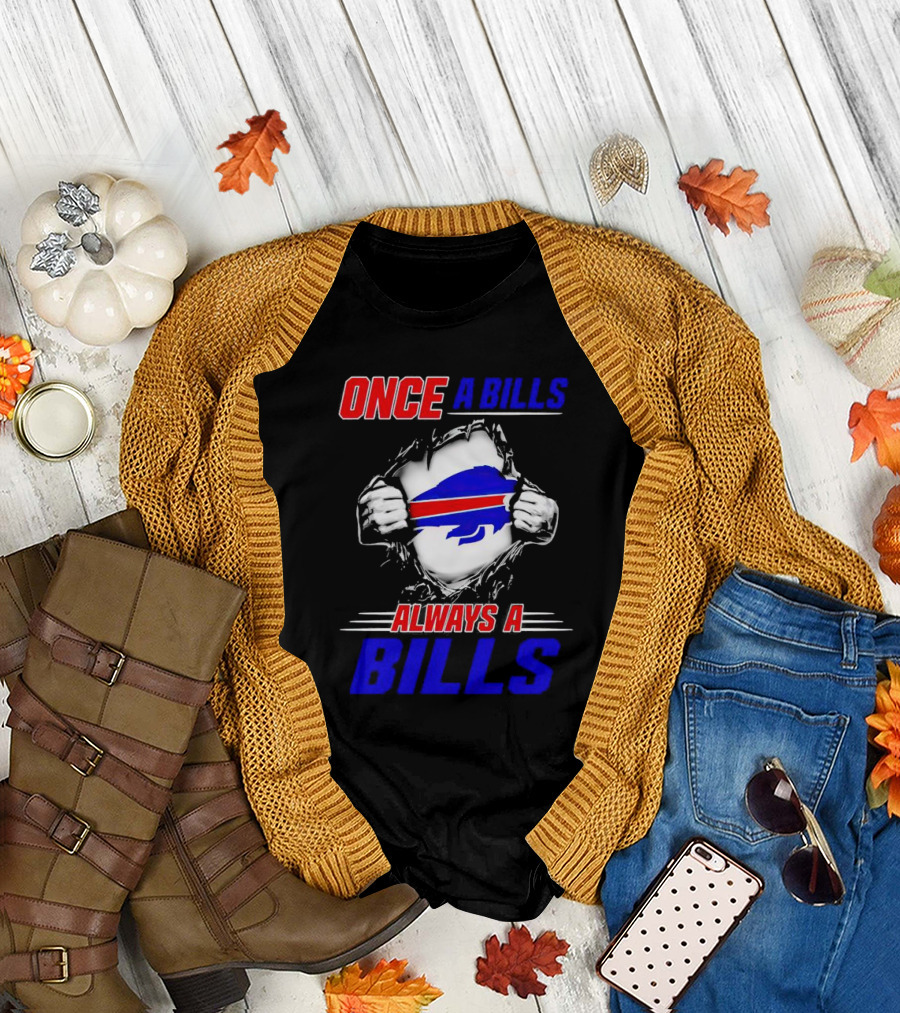Once a Bills Always a Bills Buffalo Logo T-Shirt