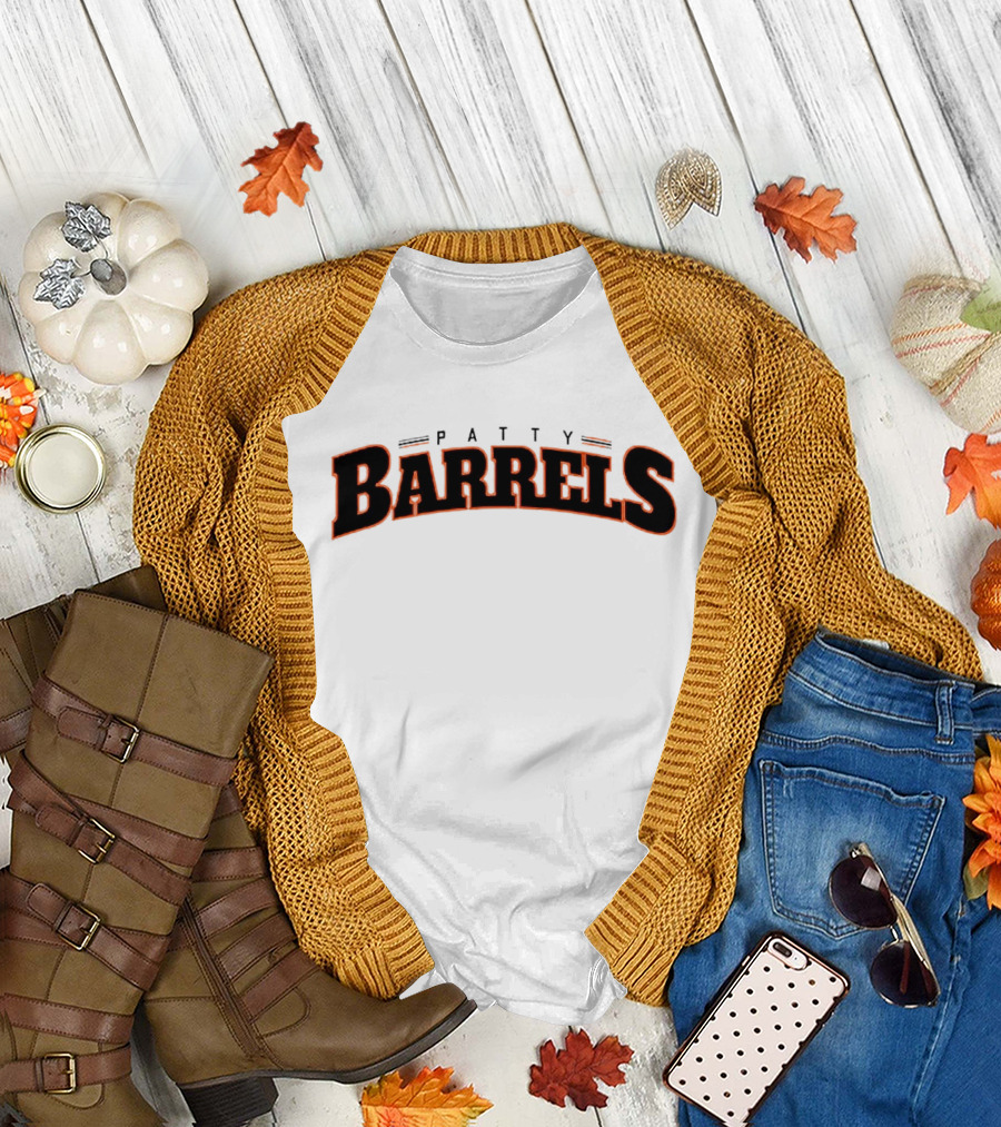 Patrick Bailey Patty Barrels Retro Sports T-Shirt