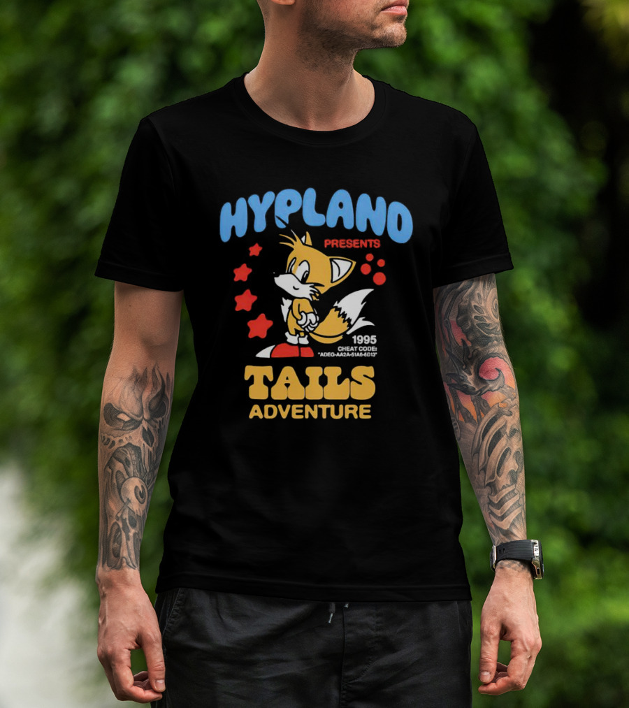 Hypland Presents 1995 Tails Adventure Cheat Code ADEG-AA2A-51A6-6D13 T-Shirt