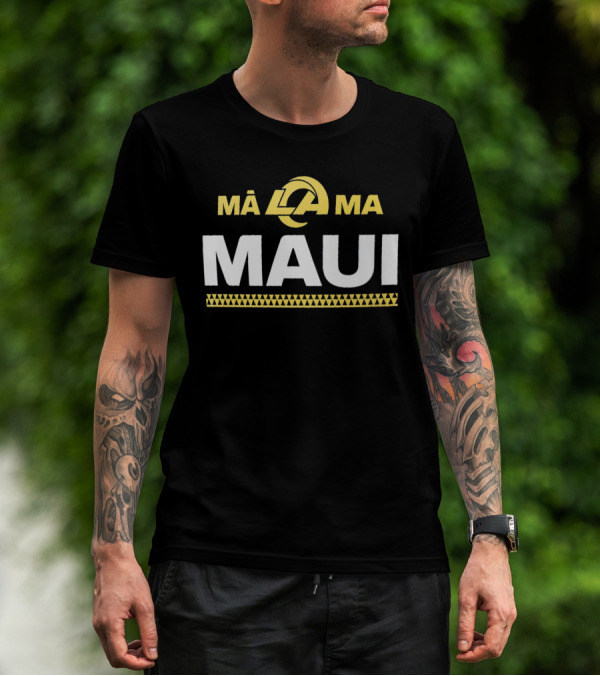 Mālama LA Rams Maui T-Shirt