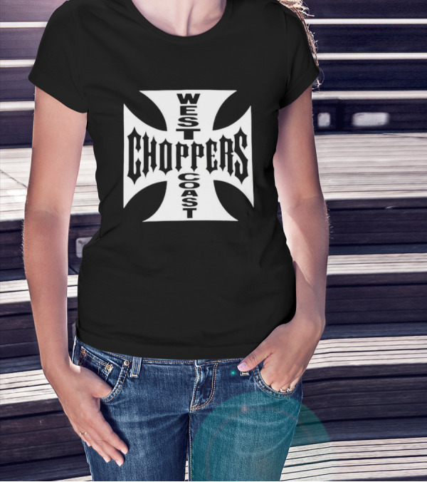 West Coast Choppers Iron Cross Emblem Iconic T-Shirt