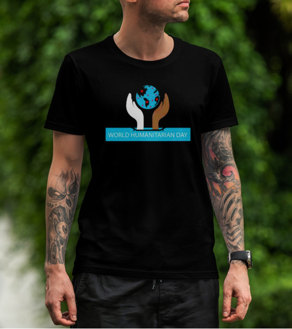 WORLD HUMANITARIAN DAY EARTH HANDS T-Shirt