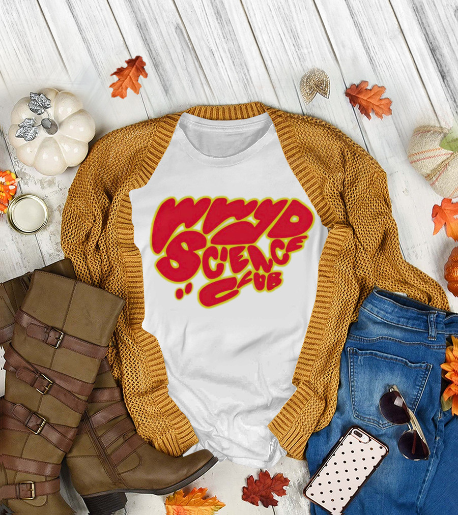 WWYD Science Club Retro Font T-Shirt