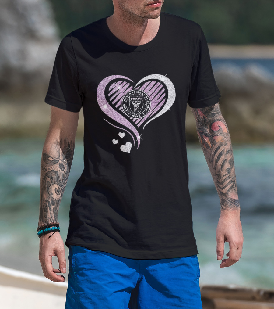 Inter Miami Club Internacional De Futbol Heart MMXX T-Shirt
