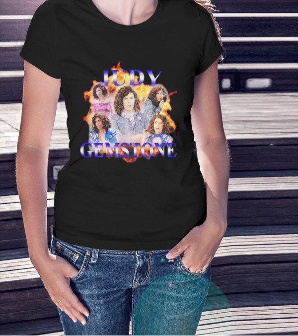 Judy Gemstone Fiery Montage T-Shirt