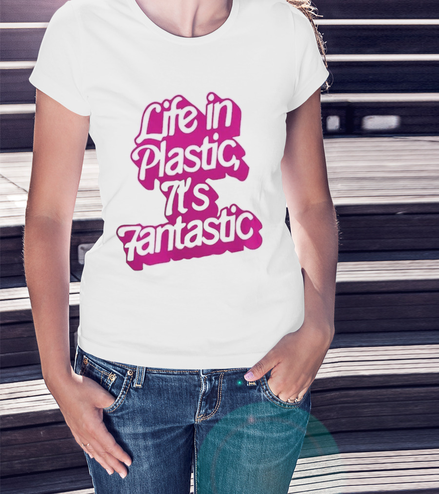 Life In Plastic It's Fantastic Cool Girl Barbi T-Shirt