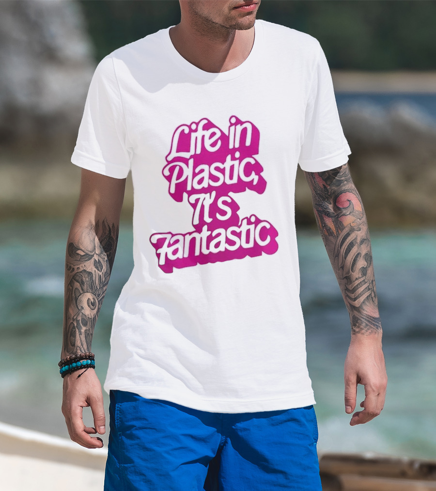 Life In Plastic It's Fantastic Cool Girl Barbi T-Shirt