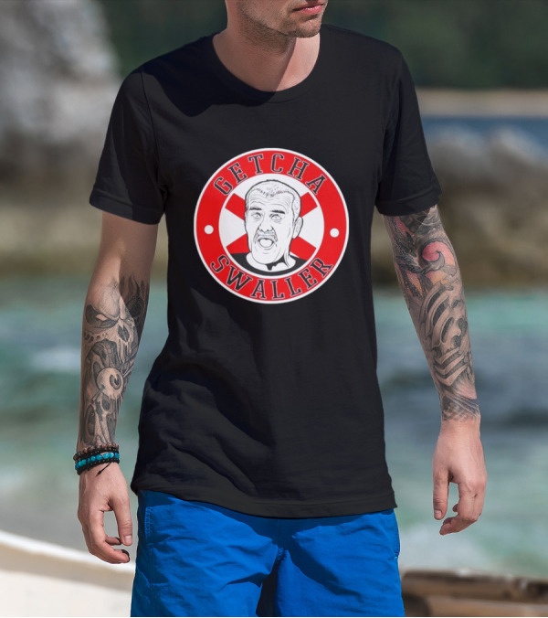 Getcha Swaller Red Circle Character T-Shirt
