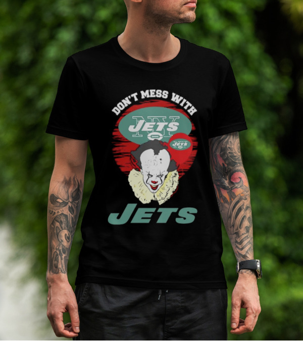 Don't Mess With Jets Pennywise Crossover T-Shirt