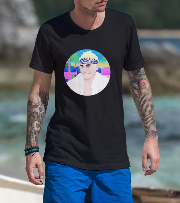 Ken The Patriarchy Is Not Horses Retro Pop Art Style With Blonde Hair And Headband T-Shirt