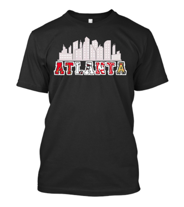 Atlanta Sports City Skyline T-Shirt