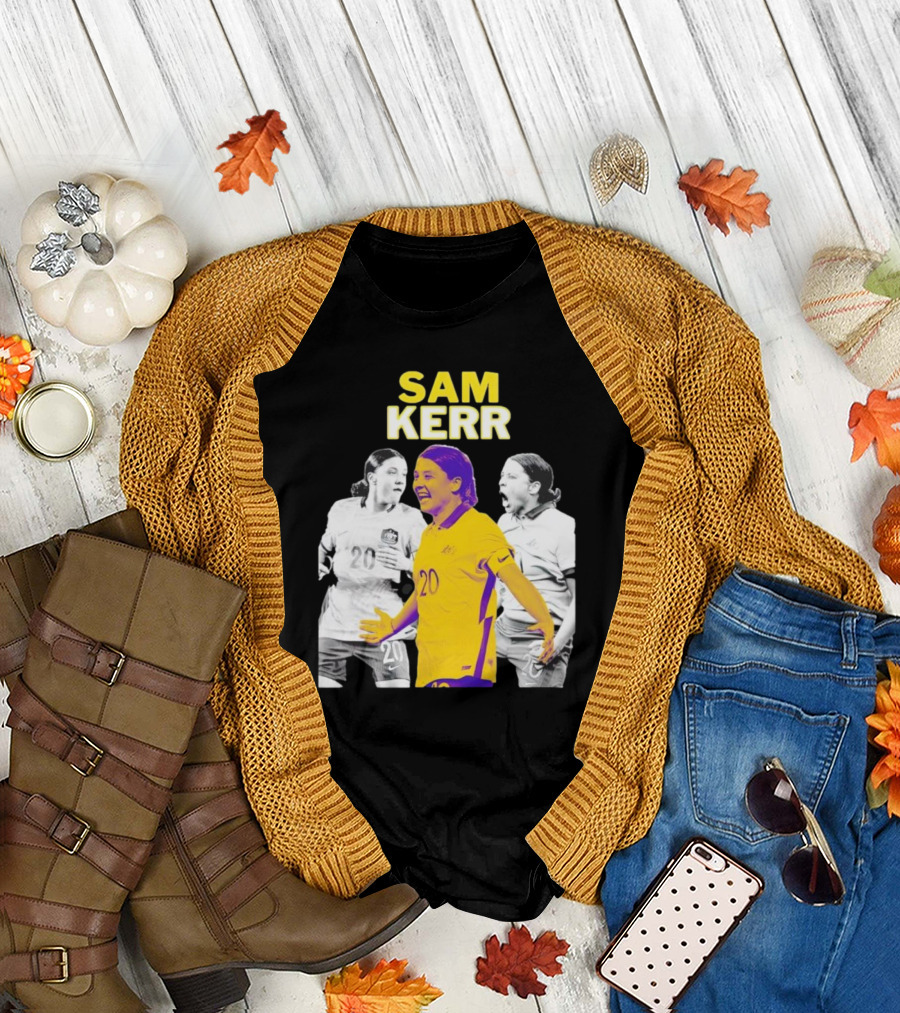 Sam Kerr Matildas Australia Soccer Star T-Shirt